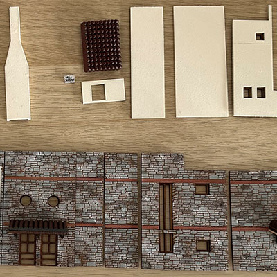 1:100 Turkish villa model by Yasemin Taylan