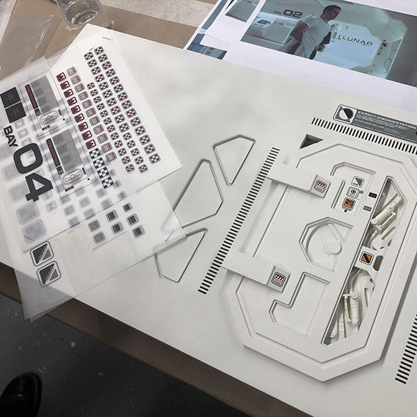 Transfers for the NFTS model making course run by John Lee @johnleerockyrd