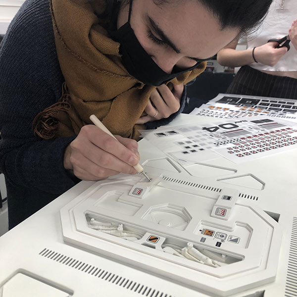 Transfers for the NFTS model making course run by John Lee @johnleerockyrd