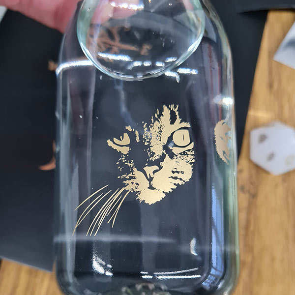 Custom dry transfer service - metallic decals