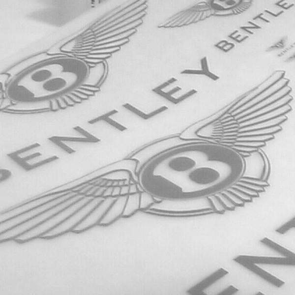 Custom dry transfer company logos