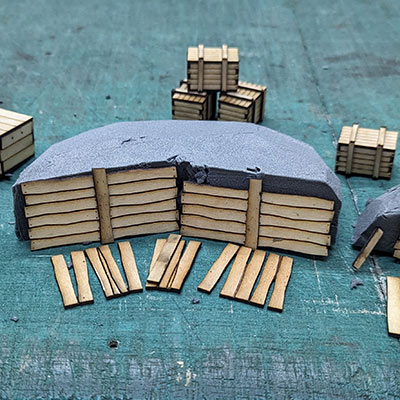 29mm Heroic Scale Modular Trench Terrain