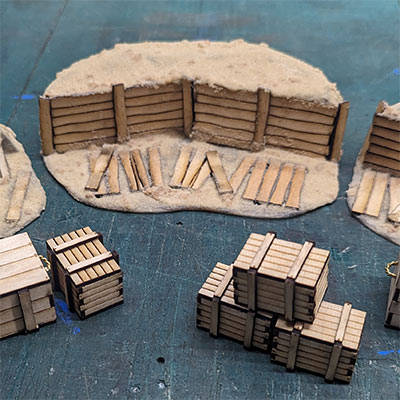 29mm Heroic Scale Modular Trench Terrain