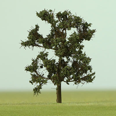 50mm dark green tree with a dark trunk
