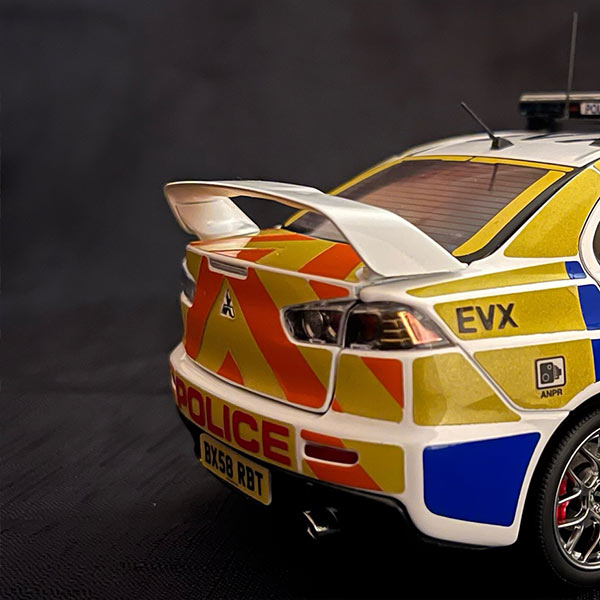 Vinyl police car decals for customer Rob Buxton