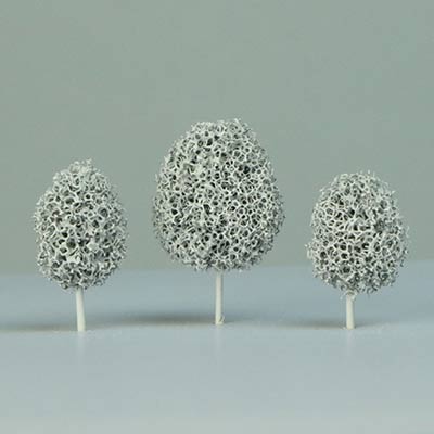 White schematic model trees